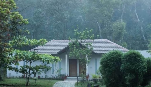 Villa de luna de miel, vistas al jardín