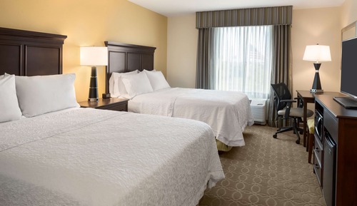 Habitación, 2 camas de matrimonio, no fumadores, frigorífico y microondas