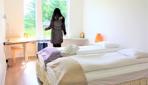 Habitación con 2 camas individuales, no fumadores, baño privado