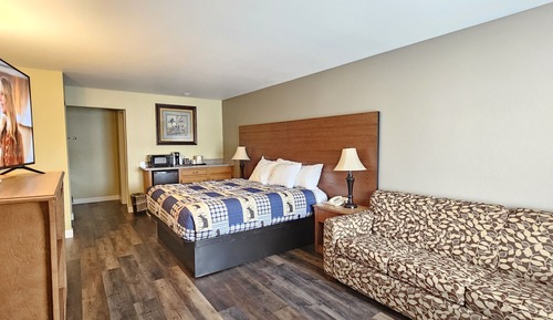 Habitación Deluxe, 1 cama de matrimonio grande con sofá cama