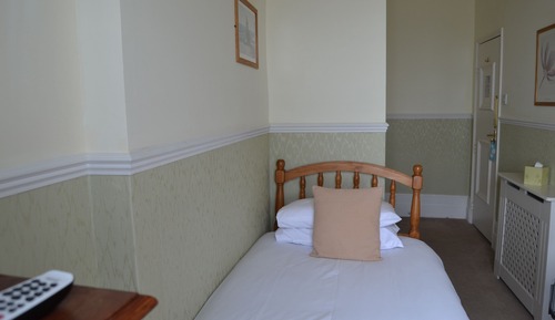 Habitación individual, vistas al mar