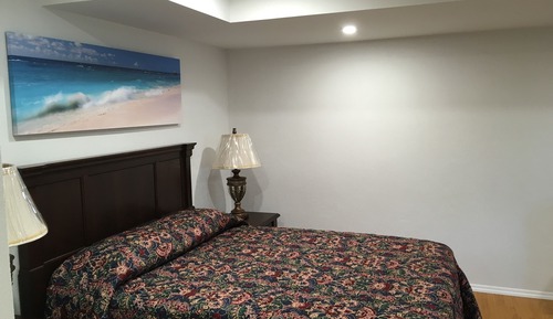 Habitación básica doble de uso individual, 1 cama de matrimonio, cocina básica