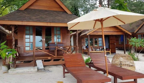 Beach Front Wooden Bungalow 