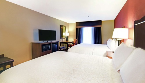 Habitación, 2 camas de matrimonio, no fumadores, frigorífico y microondas