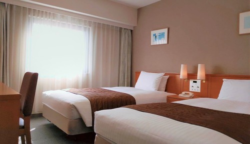 Habitación con 2 camas individuales, no fumadores (Semi Double Size Bed)