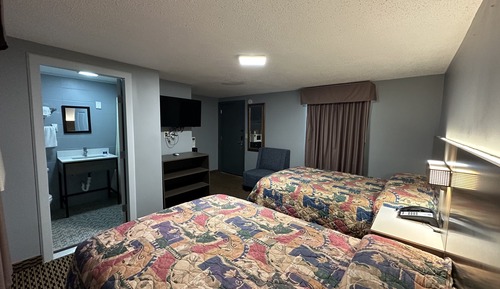 Habitación económica, 2 camas dobles, no fumadores