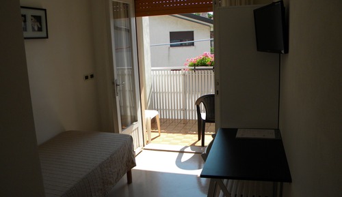 Habitación individual, balcón