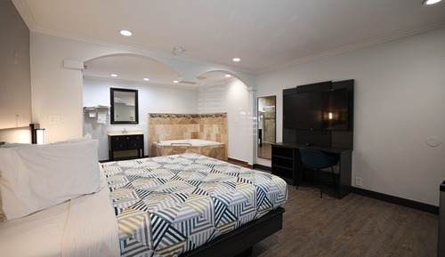 Habitación superior, 1 cama de matrimonio grande, no fumadores, frigorífico y microondas