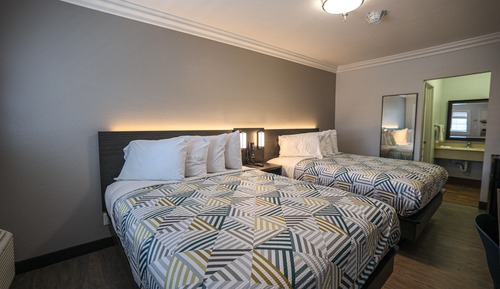 Habitación Deluxe, 2 camas de matrimonio, accesible para personas con discapacidad, no fumadores