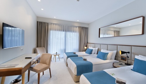 Habitación Deluxe, 3 camas individuales, no fumadores, vistas a la ciudad