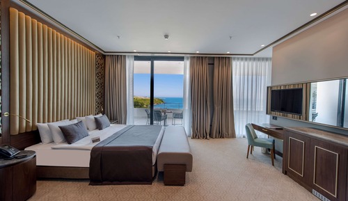 Suite junior, 1 cama de matrimonio grande, no fumadores, vistas al mar