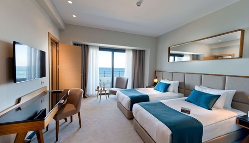 Habitación Deluxe, 2 camas individuales, no fumadores, vistas al mar