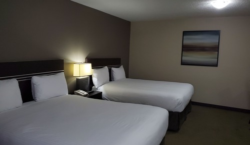 Habitación estándar, 2 camas de matrimonio, vistas a la ciudad