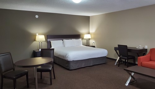 Suite, 1 cama de matrimonio grande con sofá cama, bañera de hidromasaje