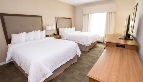 Habitación, 2 camas de matrimonio, no fumadores, frigorífico