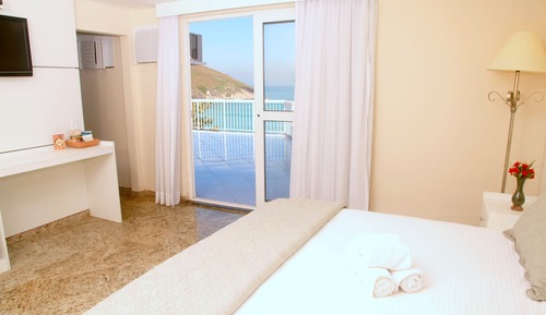 Habitación presidencial, vistas al mar