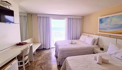 Habitación estándar, balcón, vistas a la playa