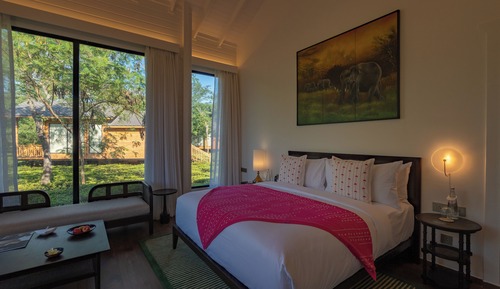 Chalet de lujo, vistas al jardín