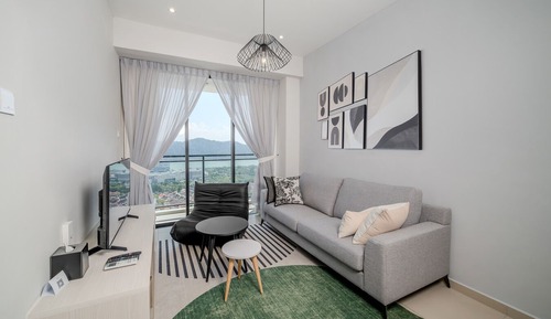 Apartamento, 1 cama de matrimonio grande, balcón