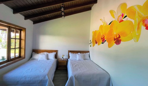 Habitación estándar doble, 1 habitación, acceso a la piscina, vistas al jardín