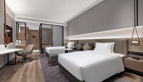 Habitación Premium, 2 camas dobles, bañera accesible, Acceso al salón del club