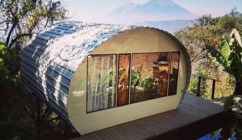 Cabaña romántica, 1 cama doble, balcón, vistas a la montaña