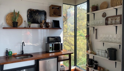 Suite estudio de diseño, 1 cama de matrimonio, vistas al jardín