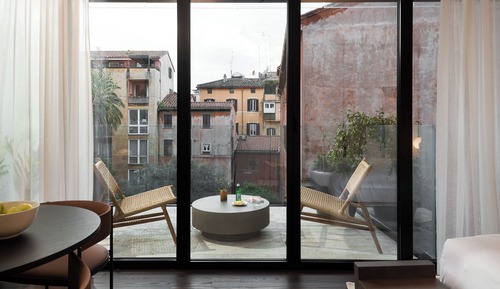 Studio with Balcony