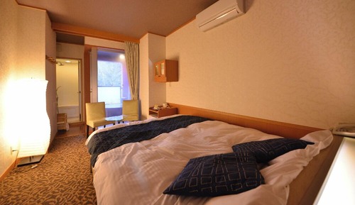 Habitación económica, 1 cama de matrimonio, no fumadores (compact western style,w/open air bath)