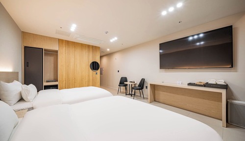 Habitación Deluxe con 2 camas individuales, vistas a la ciudad