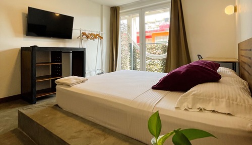 Habitación doble, balcón