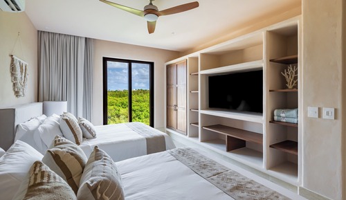 Apartamento Deluxe, 4 habitaciones, terraza, vistas a la playa