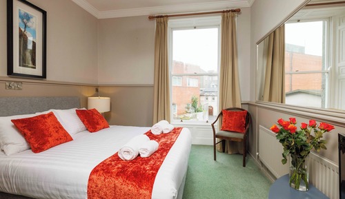 Habitación doble, vistas al patio