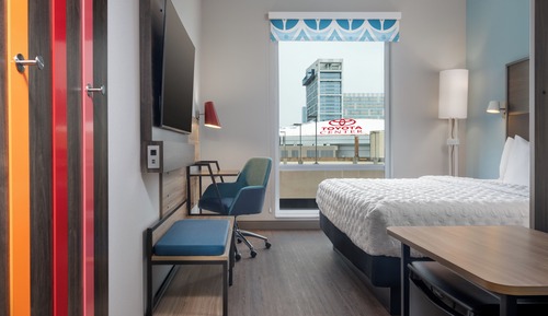 Habitación, 1 cama de matrimonio grande, accesible para personas con discapacidad, bañera