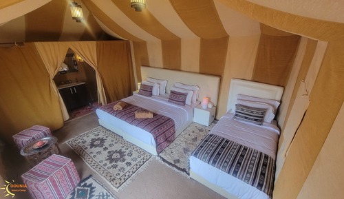 Habitación triple Deluxe, vistas al desierto