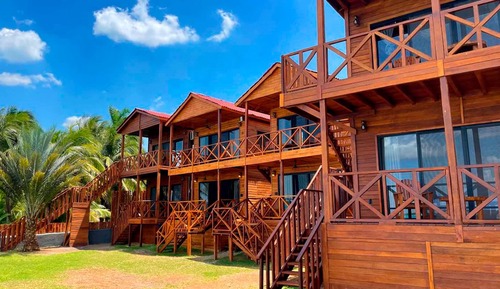 Habitación Deluxe, patio, vistas a la laguna