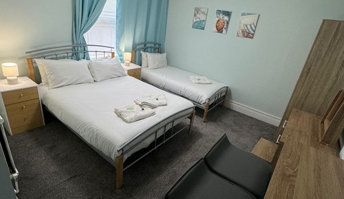 Estudio estándar, varias camas, cocina básica