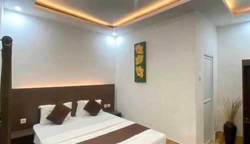 Habitación económica doble, vistas al jardín