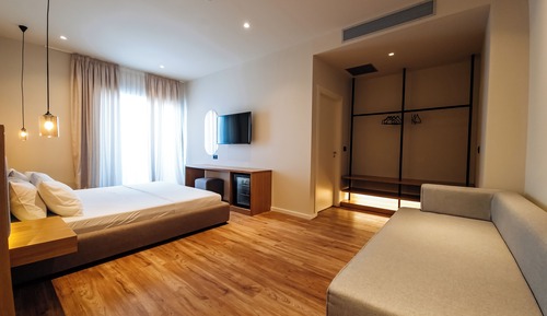 Habitación Deluxe con 1 cama doble o 2 individuales, vistas al mar