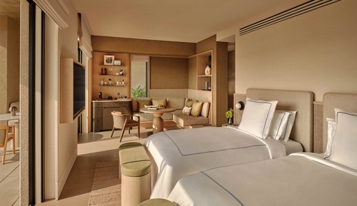Beachfront Villa Twin