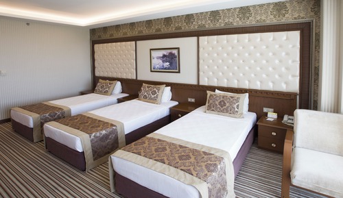 Habitación triple, vistas a la montaña