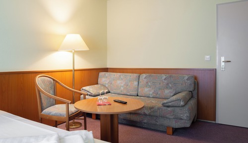 Habitación doble, 1 cama de matrimonio con sofá cama