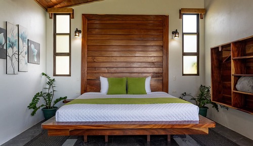 Estudio Deluxe, 1 cama de matrimonio grande, balcón, vistas a la montaña