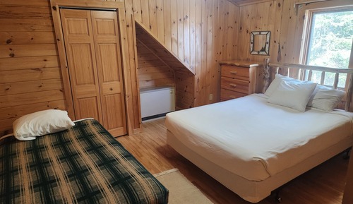 Cabaña Deluxe, vistas parciales al lago