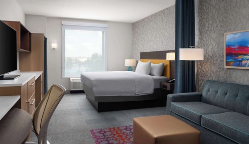 Suite estudio, 1 cama de matrimonio grande, accesible para personas con discapacidad (Hearing)