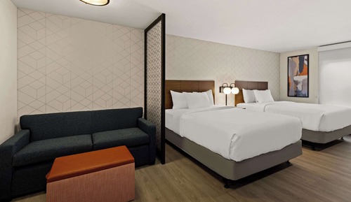 Suite, 2 camas de matrimonio, accesible para personas con discapacidad, no fumadores