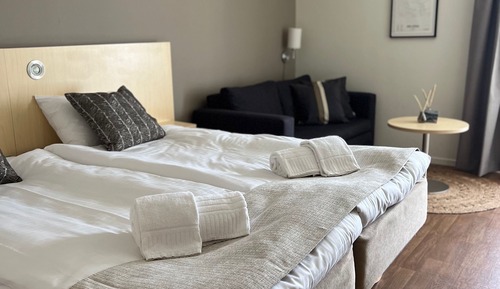 Habitación Confort doble, 1 cama doble con sofá cama