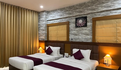 Habitación Deluxe con 2 camas individuales, vistas a la ciudad