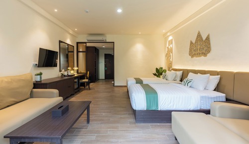 Habitación Premium con 1 cama doble o 2 individuales, vistas al parque