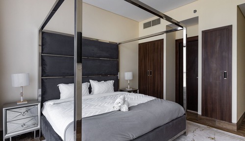 Apartamento Deluxe, 2 habitaciones, cocina, vistas a la ciudad